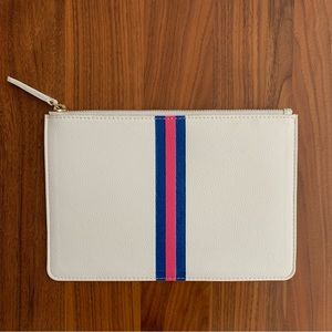 GiGi New York White Leather Pouch
